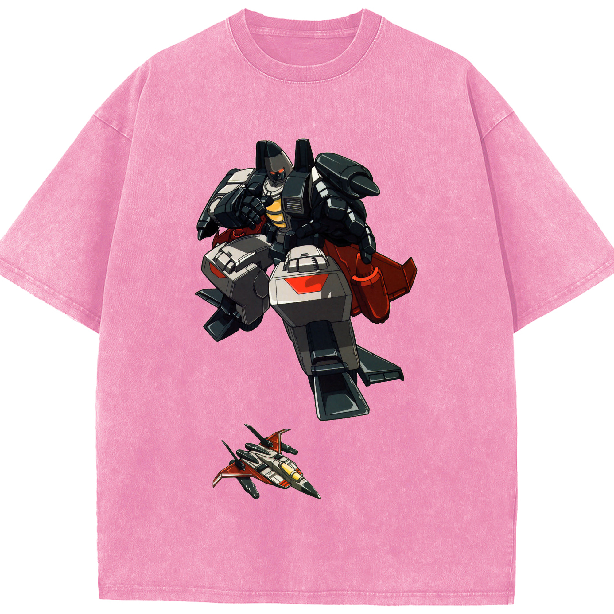 （画像用）  綿100% ヴィンテージ風 半袖Tシャツ（フロントプリント）